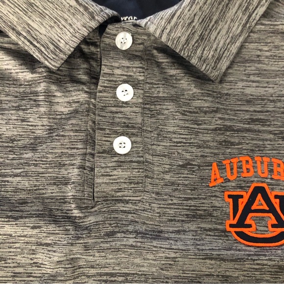 Chiliwear Auburn Tigers Embroidered Logo Polo Long Sleeve SZ L - Picture 8 of 13
